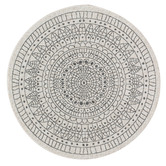 Atlas Flooring Silver Mosaic Terrazzo Indoor &amp; Outdoor Rug