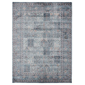 Atlas Flooring Dark Blue Bahama Power-Loomed Rug