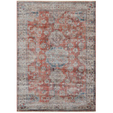 Atlas Flooring Red Bahama Power-Loomed Rug