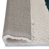 Atlas Flooring Ochre &amp; Teal Oscar Contemporary Shag Rug