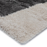 Atlas Flooring Red &amp; Grey Oscar Contemporary Shag Rug