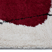 Atlas Flooring Multi-Coloured Bilbao Abstract Shag Rug