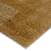Atlas Flooring Ochre Geo Contemporary Shag Rug