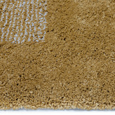 Atlas Flooring Ochre Geo Contemporary Shag Rug
