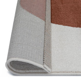 Atlas Flooring Multi-Coloured Pebbles Abstract Rug