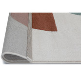 Atlas Flooring Multi-Coloured Pebbles Abstract Rug