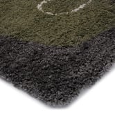 Atlas Flooring Charcoal Bilbao Abstract Shag Rug