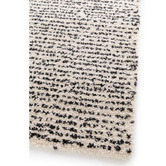 Atlas Flooring Cream &amp; Black Akila Dots Power-Loomed Rug