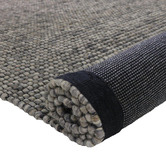Atlas Flooring Grey Denitsa Hand-Loomed Wool &amp; Cotton Rug