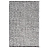 Atlas Flooring Light Grey Diamond Almond Indoor/Outdoor Rug