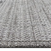 Atlas Flooring Grey Bands Almond Indoor/Outdoor Rug