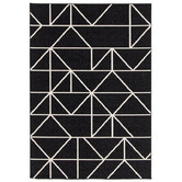 Atlas Flooring Black Tokyo Indoor/Outdoor Rug