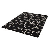 Atlas Flooring Black Tokyo Indoor/Outdoor Rug