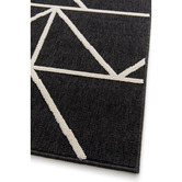 Atlas Flooring Black Tokyo Indoor/Outdoor Rug