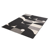 Atlas Flooring Black Franklin Indoor/Outdoor Rug