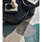Atlas Flooring Multi-Coloured Pebbles Abstract Rug