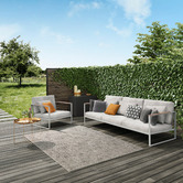 Atlas Flooring Brown &amp; Beige Nolan Outdoor Rug