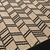 Atlas Flooring Sand &amp; Black Nore Outdoor Rug