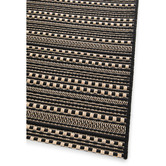 Atlas Flooring Black &amp; Beige Stan Outdoor Rug