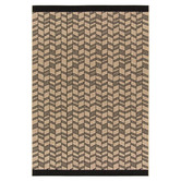 Atlas Flooring Sand &amp; Black Nore Outdoor Rug