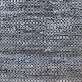 Atlas Flooring Dark Grey Angus Flat Weave Leather &amp; Cotton Rug