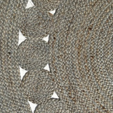 Atlas Flooring Dot Hand-Loomed Cotton Round Rug