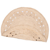Atlas Flooring Dot Hand-Loomed Jute Round Rug