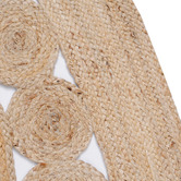 Atlas Flooring Dot Hand-Loomed Jute Round Rug