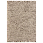 Atlas Flooring Brown Jocasta Wool &amp; Cotton Hand-Loomed Rug