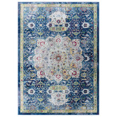 Atlas Flooring Navy Varetyr Power-Loomed Rug