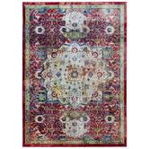 Atlas Flooring Red Varetyr Power-Loomed Rug