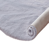 Atlas Flooring Light Grey Denitsa Power-Loomed Rug