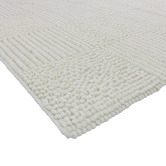 Atlas Flooring White Hellena Wool-Blend Rug