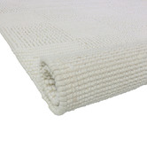 Atlas Flooring White Hellena Wool-Blend Rug