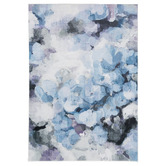 Atlas Flooring Ice Blue Blossom Edith Rug