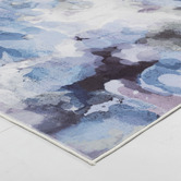 Atlas Flooring Ice Blue Blossom Edith Rug