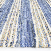 Atlas Flooring Denim Reed Hand-Loomed Cotton &amp; Jute Rug