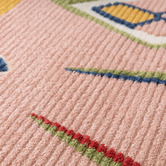 Atlas Flooring Pink Carvalho Power-Loomed Rug