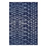 Atlas Flooring Navy Dirk Power-Loomed Rug
