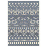 Atlas Flooring Blue Judd Power-Loomed Rug