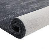 Atlas Flooring Smoke Lovisa Hand-Loomed Viscose &amp; Wool Rug
