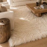 Atlas Flooring Willow Plush Shaggy New Zealand Wool Rug