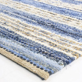 Atlas Flooring Denim Reed Hand-Loomed Cotton &amp; Jute Rug