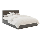 Rawson &amp; Co Como PU Leather Gas Lift Storage Bed Frame