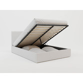Rawson &amp; Co Como PU Leather Gas Lift Bed Frame