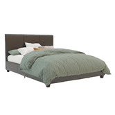 Rawson &amp; Co Black Como PU Leather Bed Frame