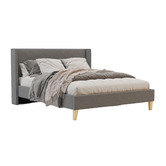 Rawson &amp; Co Grey Kalmar Upholstered Bed Frame