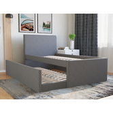 Rawson &amp; Co Grey King Single Hazel Trundle Bed