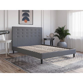 Rawson &amp; Co Grey Kylie Upholstered Bed Frame
