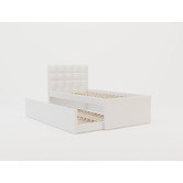 Rawson &amp; Co Amalfi Faux Leather King Single Bed with Trundle